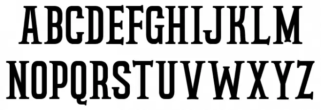 rockstar Regular Caratteri MINUSCOLO