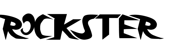 rockster  フリーフォントのダウンロード