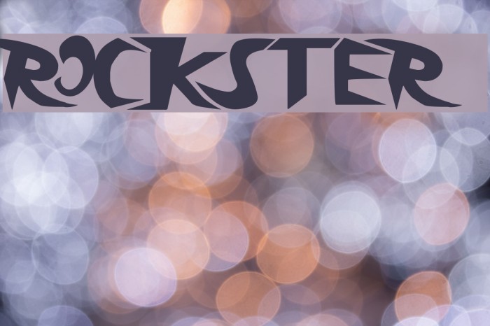 rockster Font examples