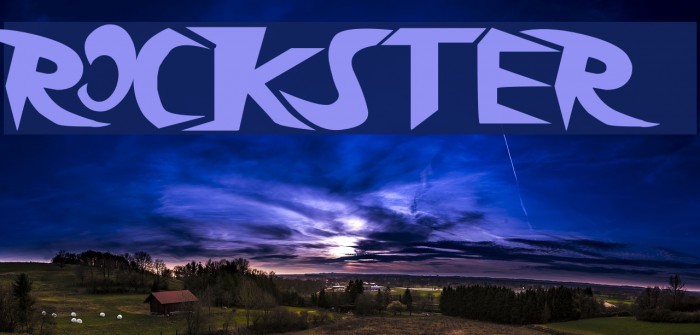 rockster Font examples