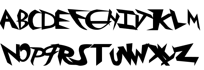 rockster Font LOWERCASE