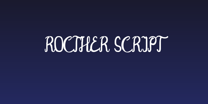 rocther script Social Header