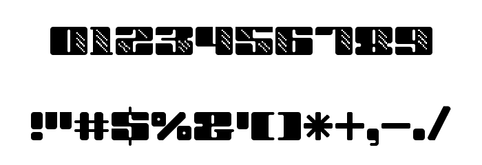 rof top Regular Font OTHER CHARS