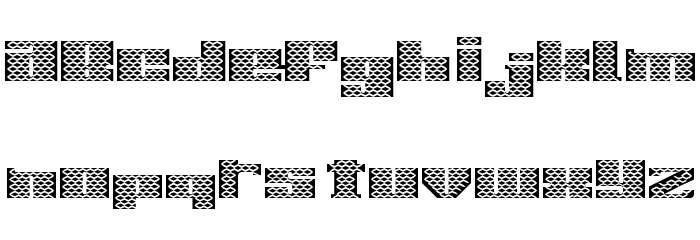 rof top Regular Font LOWERCASE