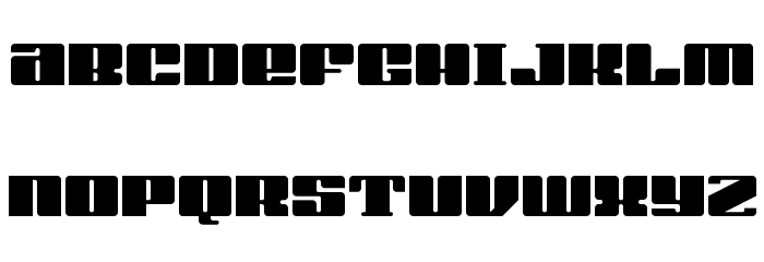 rof top simple Regular Font LOWERCASE