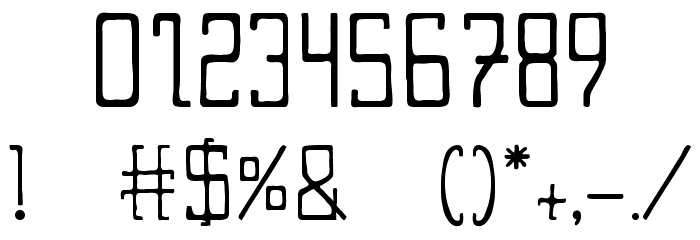 rokyodil Font OTHER CHARS