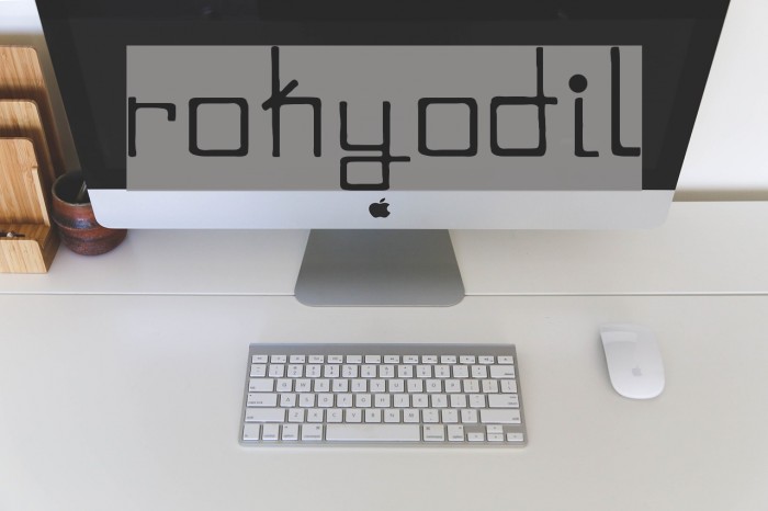 rokyodil Font examples