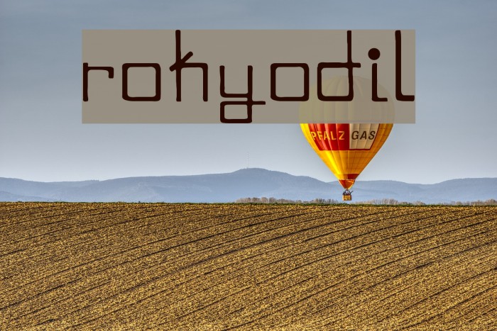 rokyodil Font examples