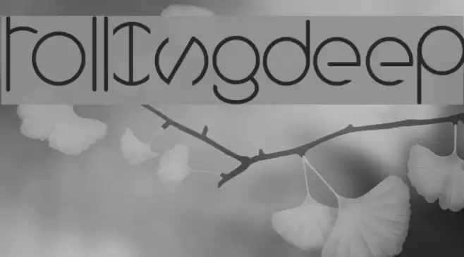 rollingdeep Font examples