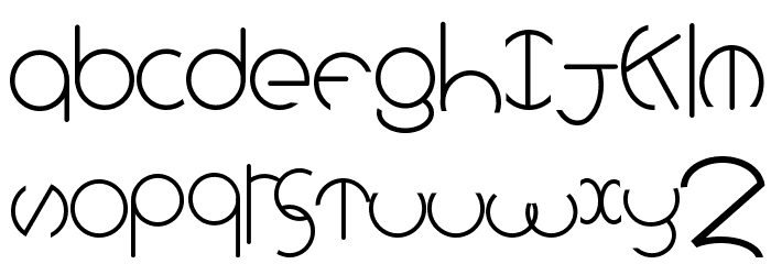 rollingdeep Font LOWERCASE