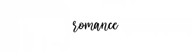 romance  免费字体下载