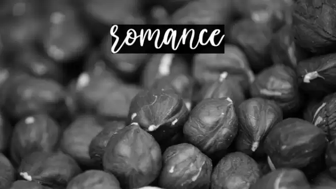 romance Font examples