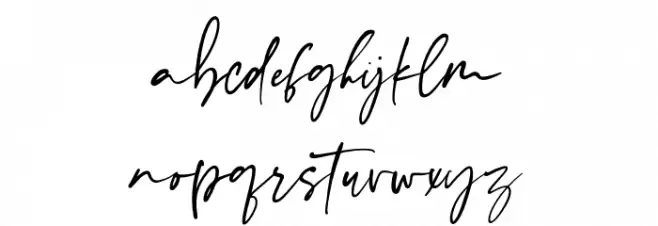 romanthica خط أحرف صغيرة