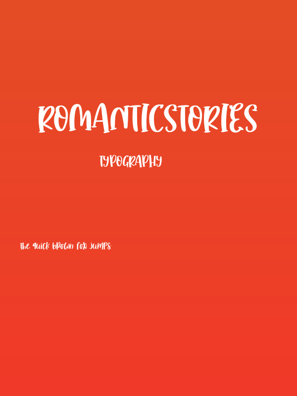 romanticstories Poster