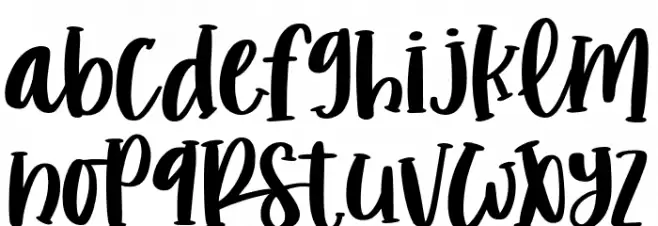 romanticstories Schriftart Kleinbuchstaben