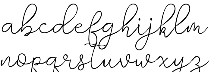 romantisch-personaluse Font LOWERCASE