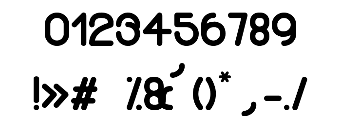 rondi Font OTHER CHARS