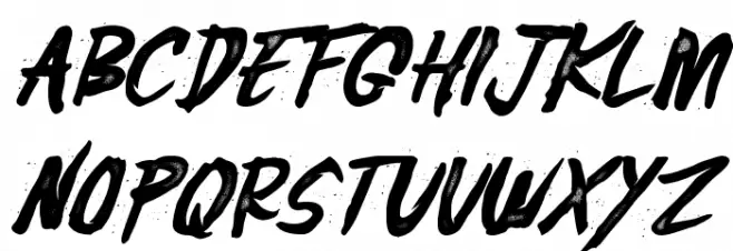 rostoh フォント 大文字