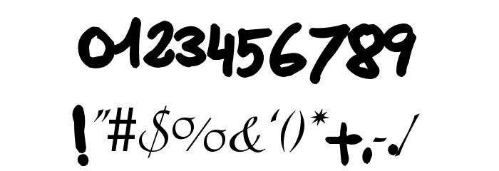 rottypen Font OTHER CHARS