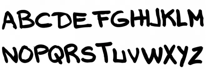 rottypen フォント 大文字