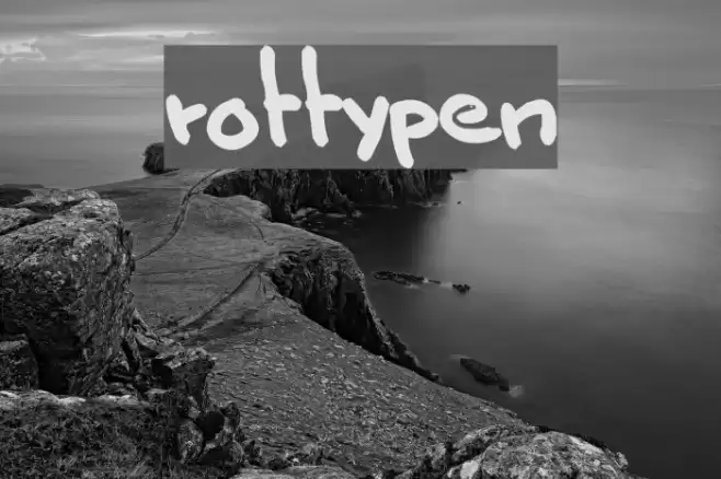rottypen Font examples