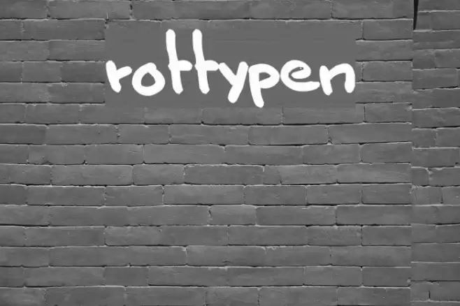 rottypen Font examples
