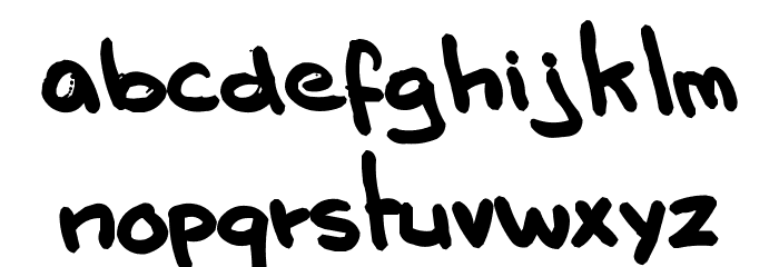 rottypen Font LOWERCASE