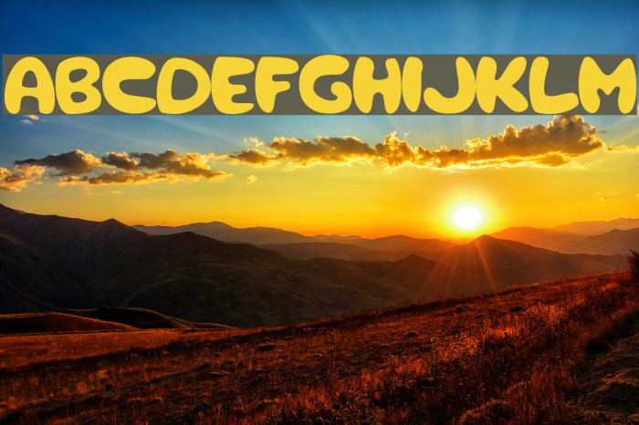 rough Bold Font examples