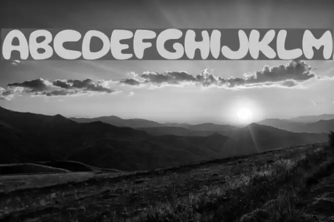 rough Bold Font examples