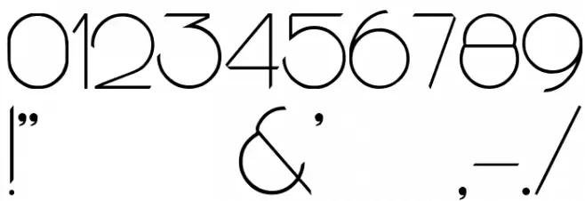 round Font OTHER CHARS