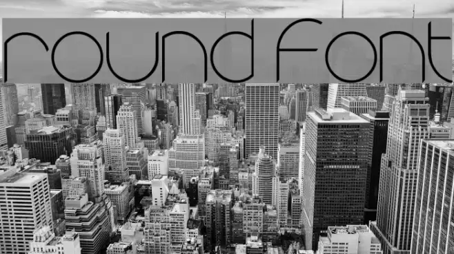 round Font examples