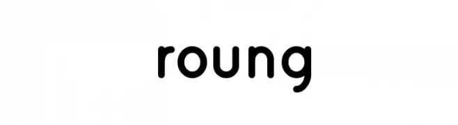 roung  Frei Schriftart Herunterladen