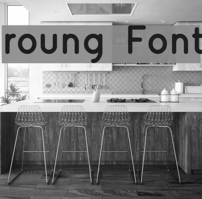 roung Font examples