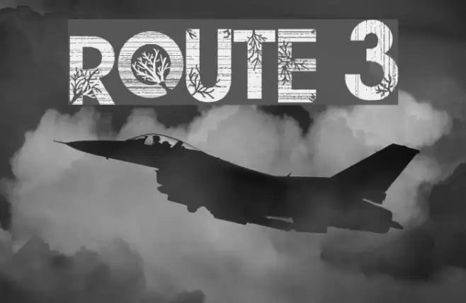 route 3 Font examples