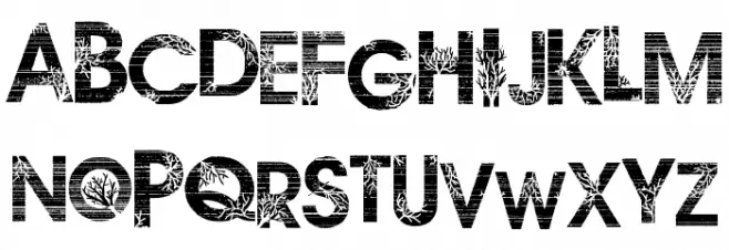 route 3 Schriftart Kleinbuchstaben