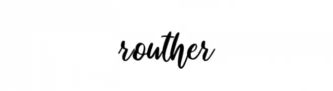 routher  Descarca Fonturi Gratis