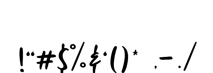 routher Font OTHER CHARS