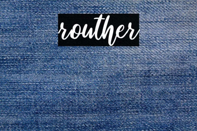 routher Example 1