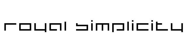 royal simplicity  Fuentes Gratis Descargar