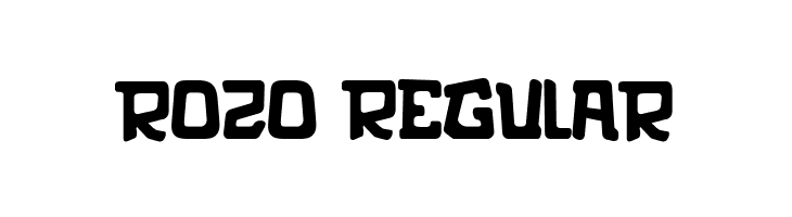 rozo Regular  नि: शुल्क फ़ॉन्ट्स डाउनलोड