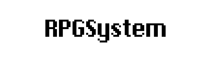 RPGSystem  font caratteri gratis