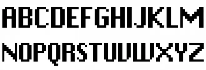 RPGSystem Schriftart Groß