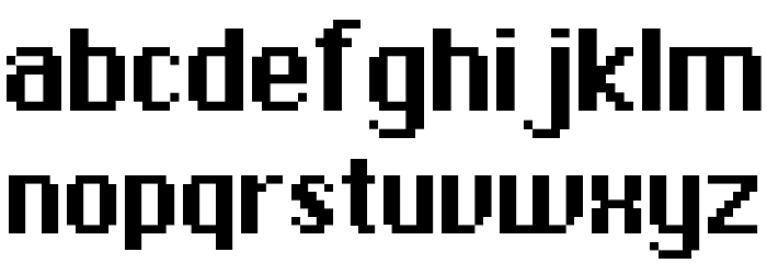 RPGSystem Font LOWERCASE