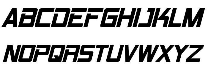 RPM Bold Italic Font LOWERCASE