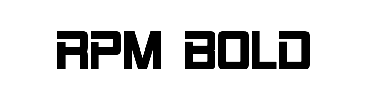 RPM Bold  नि: शुल्क फ़ॉन्ट्स डाउनलोड