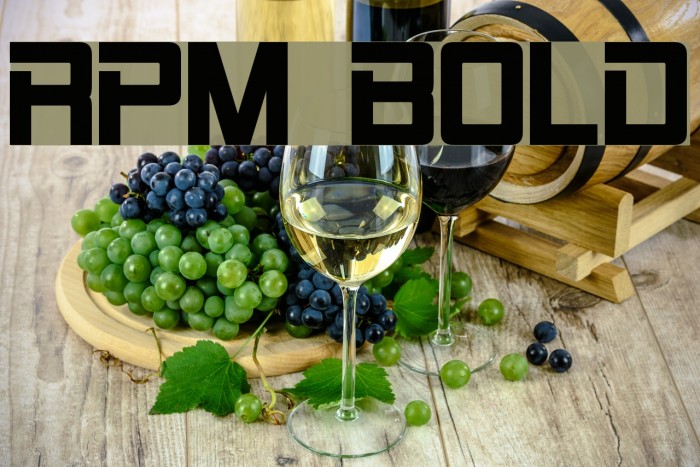RPM Bold Font examples
