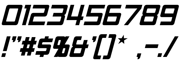 RPM Italic Font OTHER CHARS