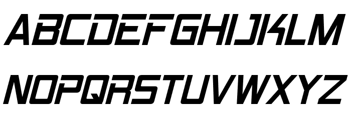 RPM Italic Font LOWERCASE