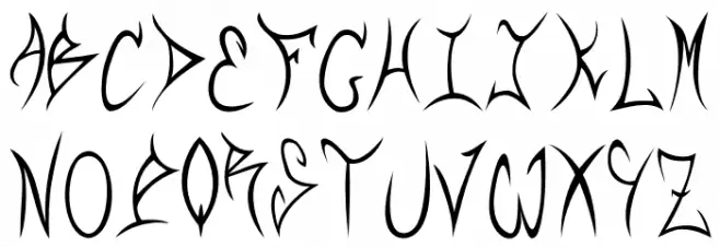 RQF Font UPPERCASE