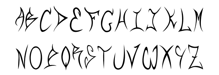 RQF Font LOWERCASE